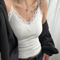Womens French Lace V-Neck Camisole
