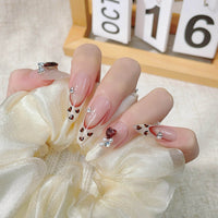 New French Leopard Print Cat's Eye Cool Drag Wind White Advanced Hand-wear Armor