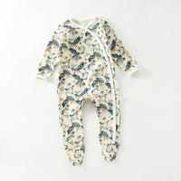 Newborn Baby's Foot Cover Bodysuit For Boys And Girls