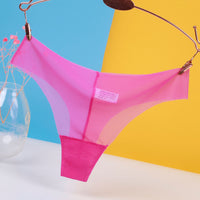 Underwear Ladies New T-back Mesh Cute Girl Heart Cotton Bottom Crotch