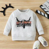 Round Neck Christmas Children's Sweater