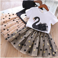 Girls' Summer Suits Princess Dress