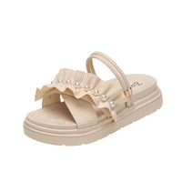 New Seaside High Heel Slippers For Women Summer