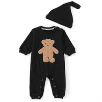Spring And Autumn Cartoon Bear Embroidered Sweater Long Sleeve Parent-child Wear