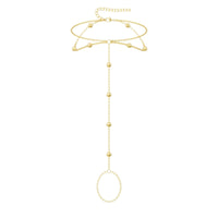 Womens Versatile Personality-filled Ball Bead Anklet