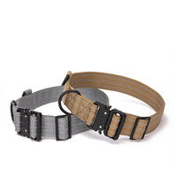 Pet Dog Collar Outdoor Tactical Golden Hair