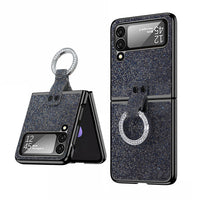 Electroplating Glitter Ring Phone Case Rhinestones