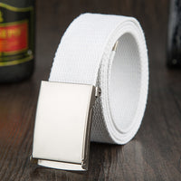 Matt Buckle Canvas Belt Candy Color