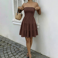 Sleeveless Backless Elegant Womens Dress