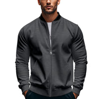 Long-sleeve Zipper Baseball Uniform Coat Jacket