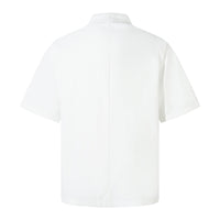 Fashion Stand Collar Short Sleeve Shirt Men