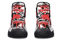 Printed Couple High-top Canvas Shoes
