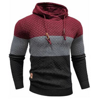 Jacquard Sweatshirt With Long Sleeves And A Hood