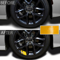 Steel Ring Modification Reflective Bumper Line Rearview Mirror Decorative Stickers