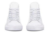Printed Couple High Top Canvas Shoes