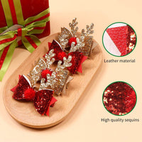 European And American Children Christmas Antlers Barrettes