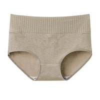 Women's Japanese-style Purified Cotton Belly Contracting Mid-high Waist Plus Size Briefs