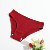 Women's Cotton Plus Size Sports Seamless Briefs
