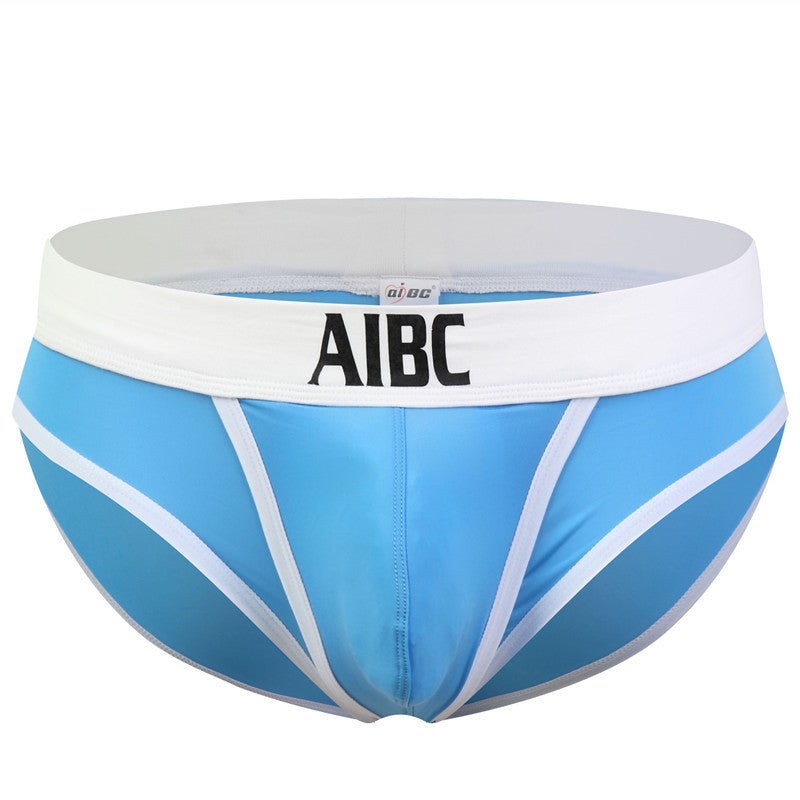 Men's Underwear Briefs Thin Low Waist Ice Silk