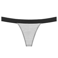 Women Breathable Cotton Thong Period Underwear Low Rise Briefs