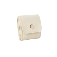 Simple And Convenient Grid Jewelry Mini Microfiber Ring Buggy Bag