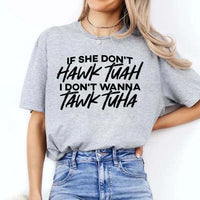 Women's Round Neck Letter Short Sleeve T-shirt