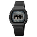 Fashion Cool Multi-function Trend Personality Student Waterproof Stainless Steel Electronic Watch