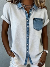New Style Everyday Artistic Casual Comfortable Summer Short Shirt