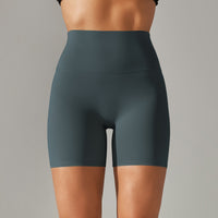 High Waist Peach Hip Tight Belly Trimming Sports Short Shorts