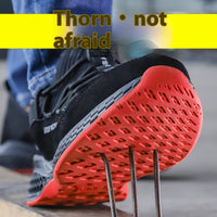 Labor Protection Shoes Anti-smashing And Anti-stab Safety Shoes Non-slip Comfortable Comfortable Protective Footwear Work Shoes