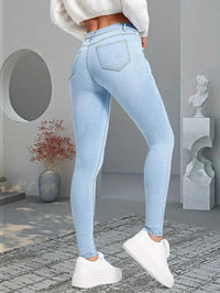 Fashionable Slim-fit Versatile Womens Jeans