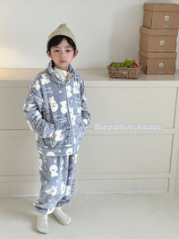 Boys And Girls Home Wear Pajamas Set