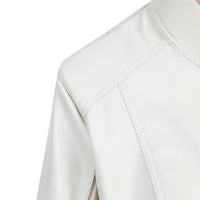 Plus-size Womens Slim-fit Stand-up Collar Jacket