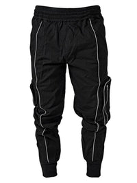 Solid Color Loose Tether Cargo Pants