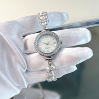 Affordable Luxury Diamond-embedded Free Adjustable Bracelet Quartz Watch