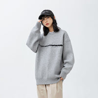 Fashion Casual Men's Pullover Loose Sweater