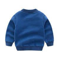 Korean Boys' Sweatshirt Pullover With Cashmere