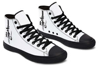 Printed Couple High-top Canvas Shoes