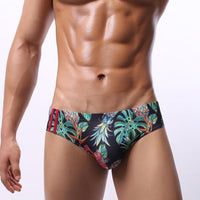 Men's Fashion Casual Printed U Convex Mesh Breathable Moisture Wicking Briefs