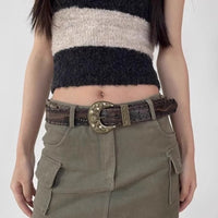 Vintage Vintage Rivet Brown Belt