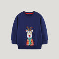 Christmas Boy's Hoody European And American Style Embroidery