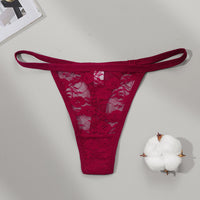 Lace Sexy Low Waist European And American T-back Women