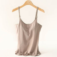 Pregnancy Pregnant Woman Breastfeeding Cotton Camisole With Chest Pad