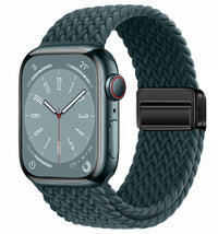 Magnetic Buckle Woven Loop Integrated Strap
