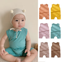 Baby Summer Modal Thin Sleeveless Tank Top Romper