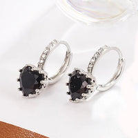 Classic Fashion Heart-Shaped Zircon Earrings