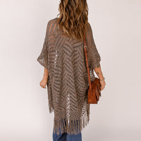Women's Top Mid-length Blouse Tassel