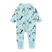 Boys And Girls Penguin Long Sleeve Jumpsuit