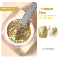 Star High Density Platinum Nail-beauty Glue Glitter Painted Metal UV Polish