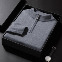 Men's Zipper Casual Bottoming Sweater